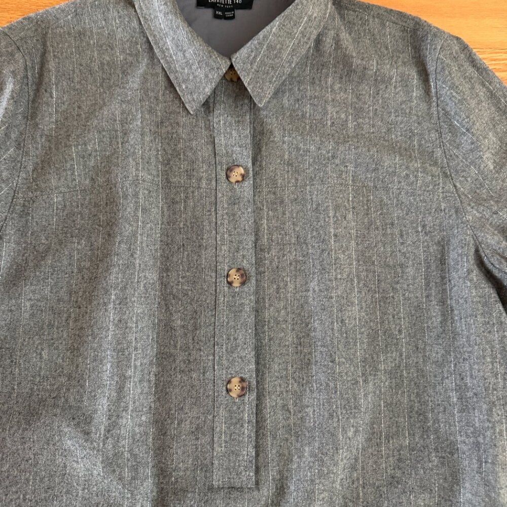 Lafayette 148 New York Wool and Cashmere Dress Size XXL - Picture 3 of 11